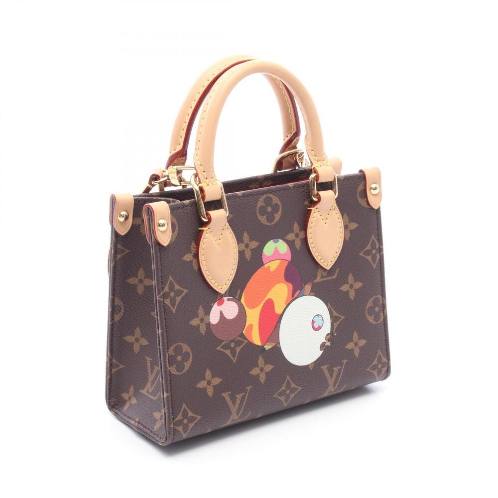 Louis Vuitton On Go Brown The TM LV Panda Handbag Monogram Leather Canvas Brown